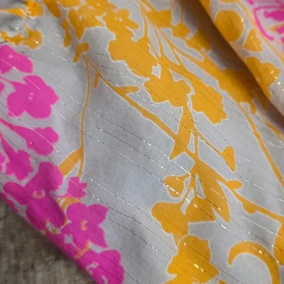 Y2K Floral Maxi Dress Cottagecore Coquette Romantic Spring Sundress Size Medium - Picture 5 of 7